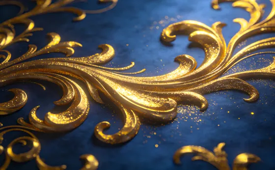 Gold Leaf Design