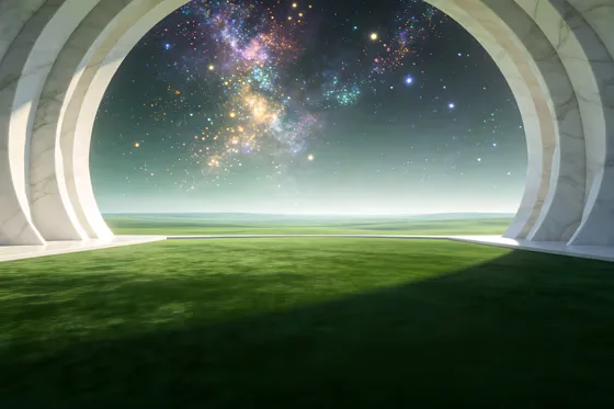 Field With Large Arch