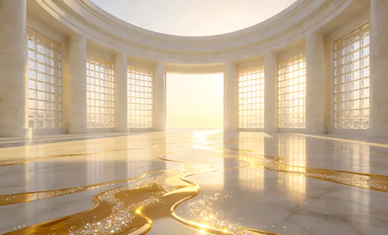 Room With Large Window And A Floor