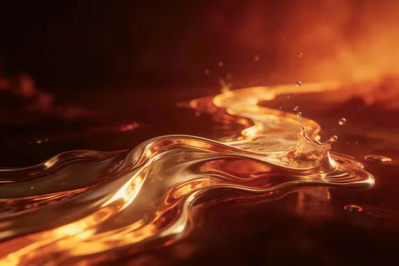 Fire And Water Abstract Background