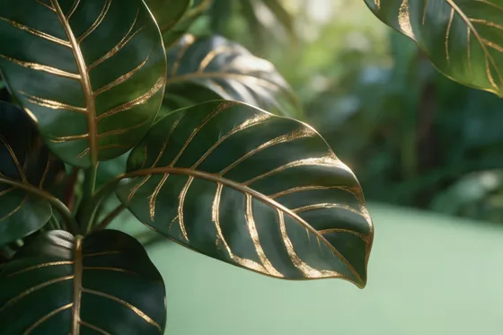 Plant With Green Background