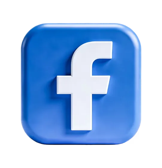 Facebook Icon 3D