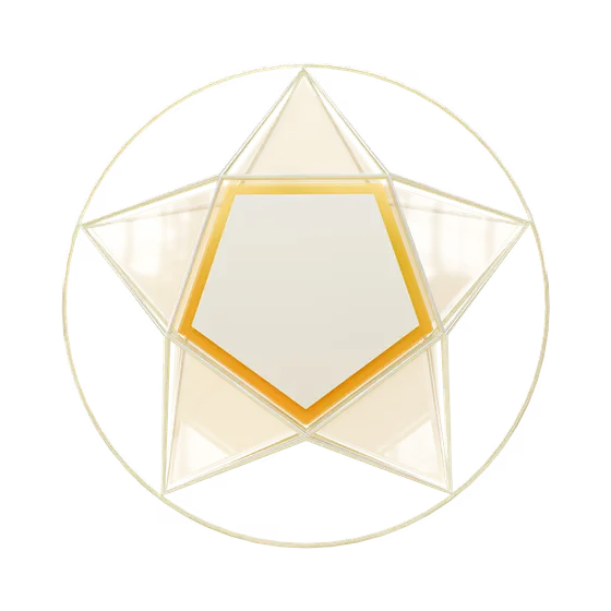 3D Khmer New Year Star Khom Phkay Decorative Object