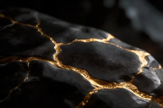 Rock With Light Shining On It