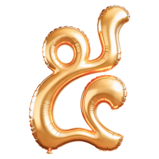 Khmer Number 5 Balloon Gold