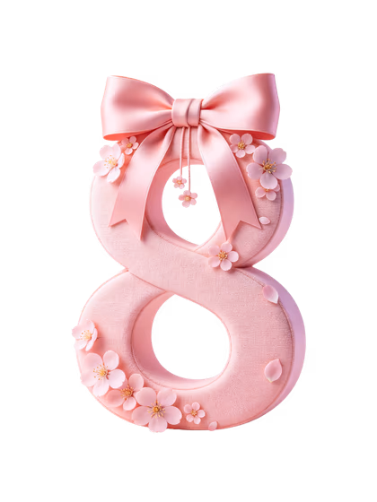 Celebrating International Women's Day in a bright spring setting.