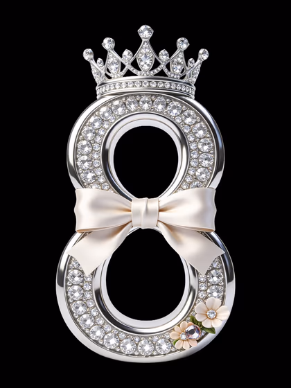 Silver Number 8 International Women's Day