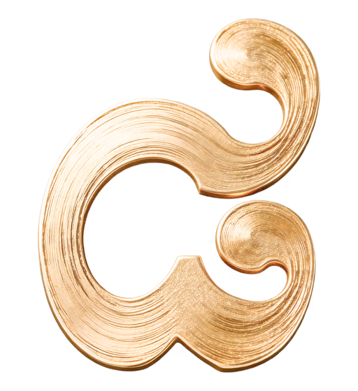 Khmer Number 8 Gold 3D Render