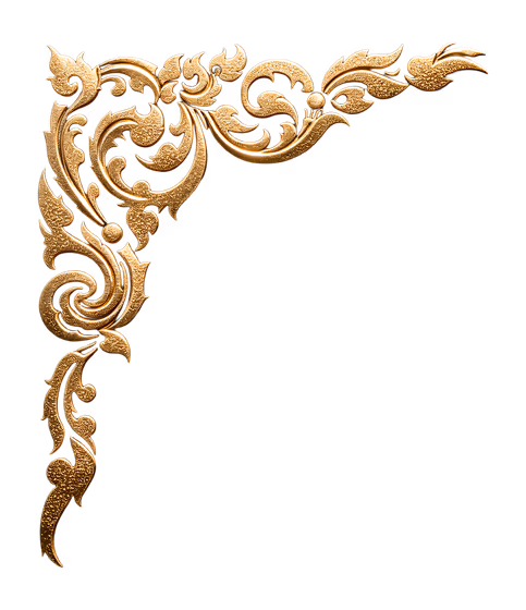 Kbach Khmer Golden 3D Element