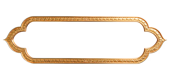 Frame Kbach Khmer 3D Element Gold