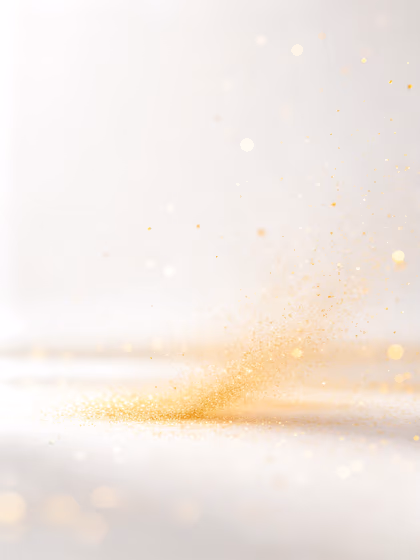 Golden Glitter Sparkle Dust Abstract Background