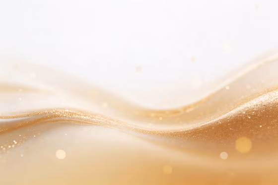 Abstract Gold Glitter Bokeh Wave Background